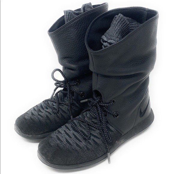 Nike Womens Roshe Two Hi Flyknit Trainers - Picture 5 of 8